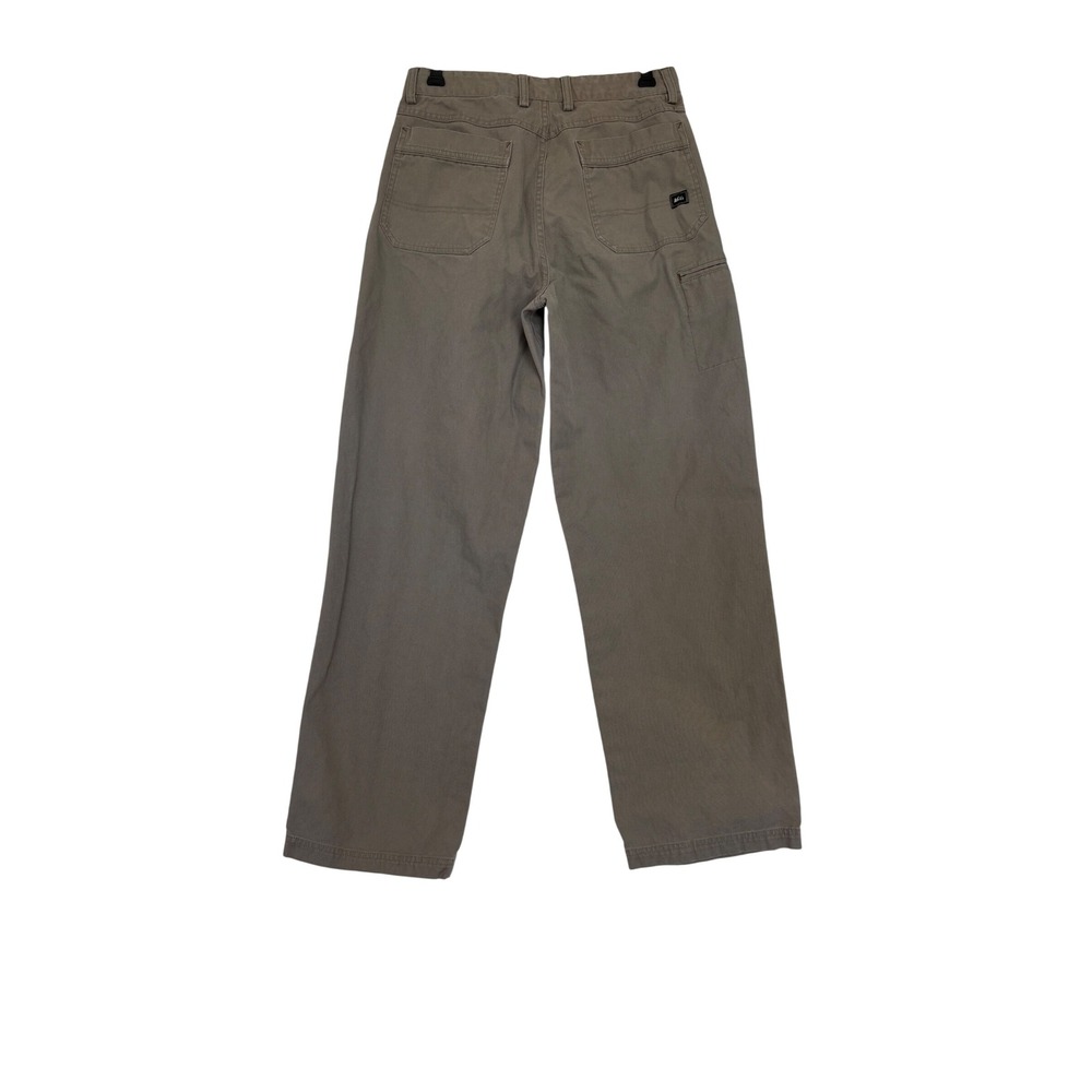 REI Co-op Mens Organic Cotton Canvas Work Pants Brown Khaki 29x30 Straight Leg - Picture 2 of 7